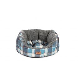 Danish Design FatFace fleece slumber dog bed on a white background