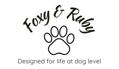 Foxy & Ruby dog-conscious home and grooming products, designed for life at dog level