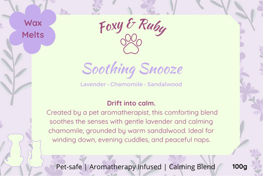  Foxy & Ruby — Soothing Snooze wax melt — lavender chamomile sandalwood
