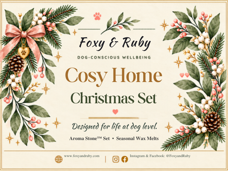 Foxy & Ruby Cosy Home Christmas Set label