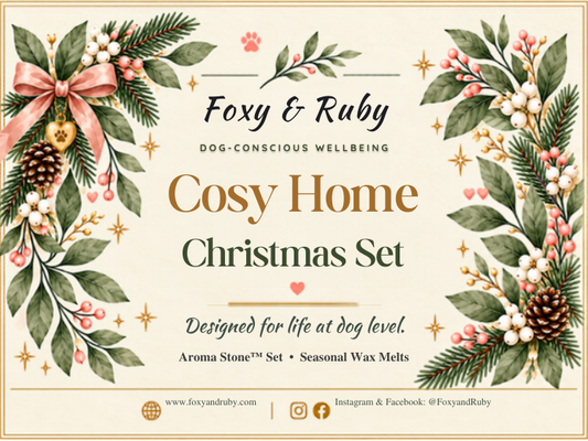 Foxy & Ruby Cosy Home Christmas Set label