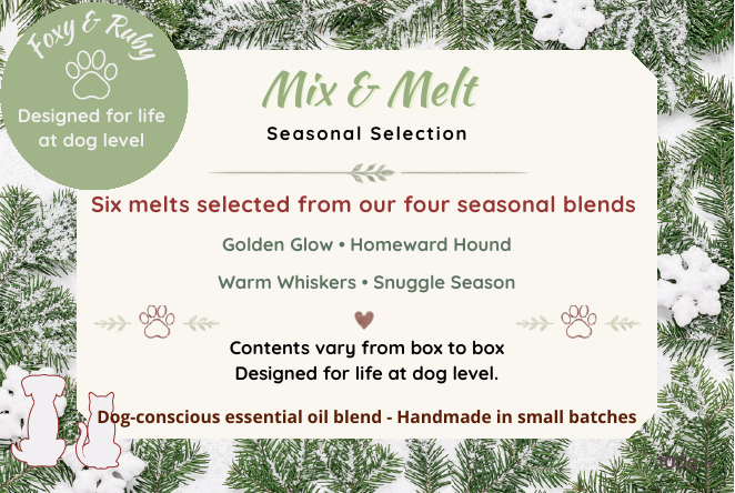 Foxy & Ruby Mix & Melt Seasonal Selection label